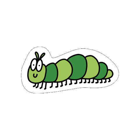 Insect Lagarta Sticker