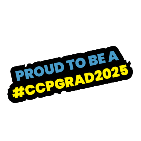 College Graduation Sticker by @CCPedu