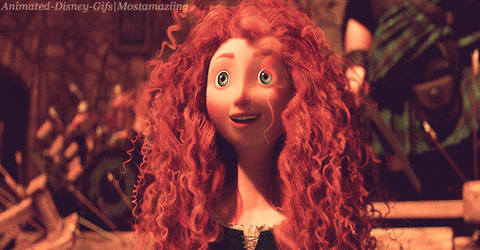 princess merida laughing GIF