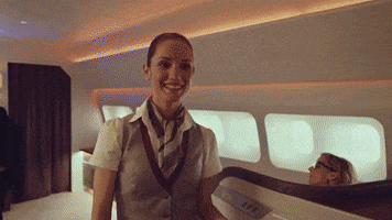 first class GIF by ADWEEK