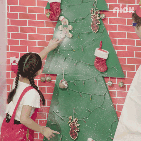 Christmas Tree Falling GIF by Nickelodeon