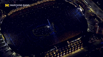 Go Blue Marching Band GIF by Michigan Marching and Athletic Bands