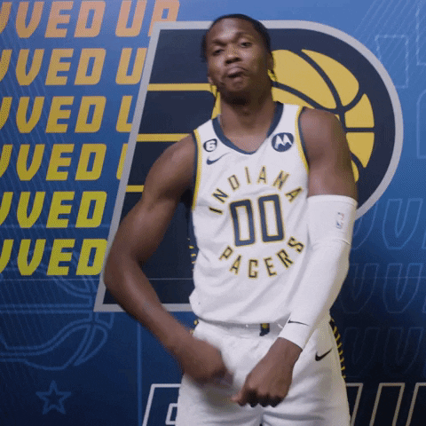 Basketball Eating GIF by Indiana Pacers