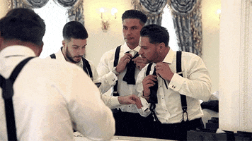 Black Tie Bowtie GIF by Jersey Shore Family Vacation