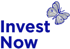 Invest Now White Butterfly Sticker by imperio