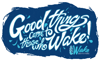 Good Things Wakeboarding Sticker by Wake Outfitters