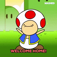 Super Mario Hello GIF by Mashed