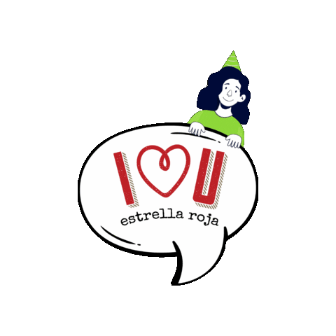 estrella roja puebla Sticker