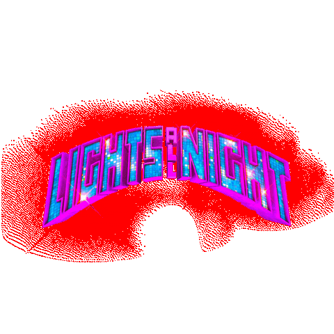 Lights All Night Lan Sticker by Disco Donnie Presents