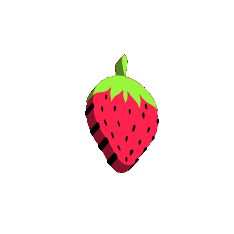 Fruit Strawberry Sticker by Zalando Lounge