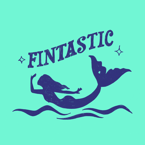 tfn typography lettering mermaid fantastic GIF