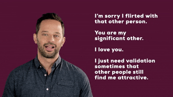 nickkroll nick kroll validation sorry i flirted you are my significant other GIF