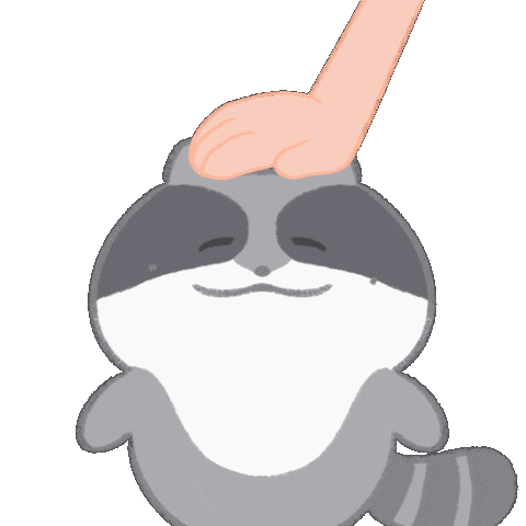 Lucy Raccoon Sticker