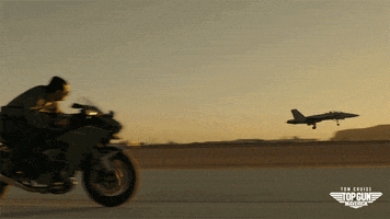 Top Gun Maverick Motorcycle GIF by Top Gun