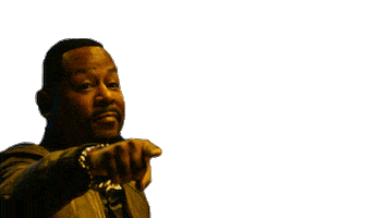 Martin Lawrence Point Sticker by Bad Boys For Life