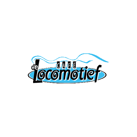 Cafe de Locomotief Sticker