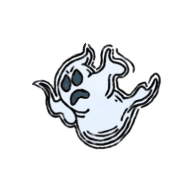 Halloween Ghost Sticker