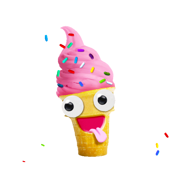 Happy Ice Cream Sticker by Chris Timmons for iOS & Android GIPHY