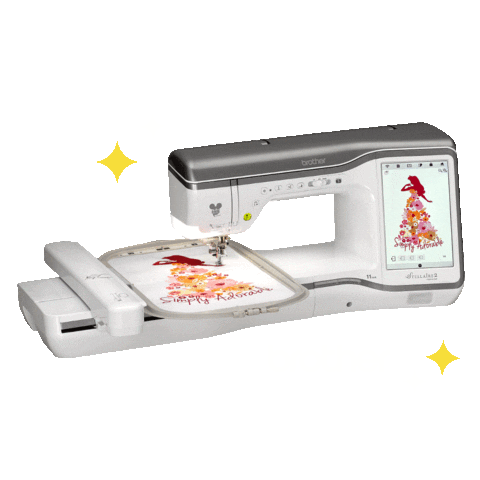 Embroidery Machine Sticker by Brother USA