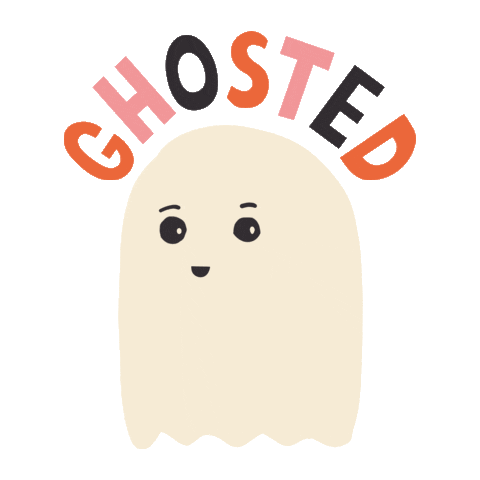 Halloween Ghost Sticker by Happy Go Lucky
