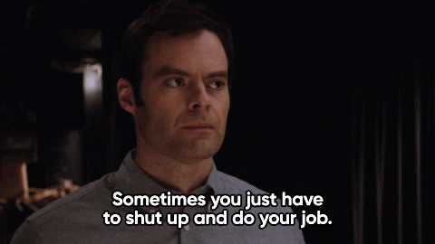 Image result for do your job gif