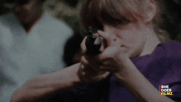 Aiming Lizzie Borden GIF by shedoesfilmz