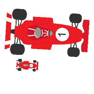 Formula Rossa Fwad Sticker by Ferrari World Abu Dhabi