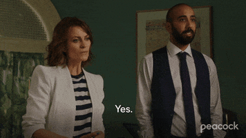 Yes Nod GIF by PeacockTV