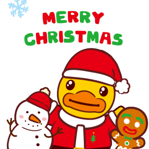 Happy New Year Christmas Sticker by B.Duck