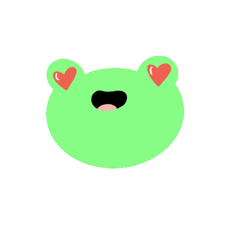 Frog Love Sticker for iOS & Android | GIPHY