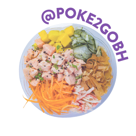 Fish Poke Sticker by Sushi2GoBH