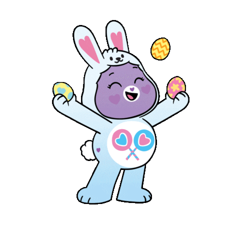 Easter Bunny Spring Sticker by Care Bear Stare!