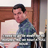 i need to lie down parks and recreation GIF