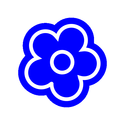Blume Sticker by dreierlei.ch