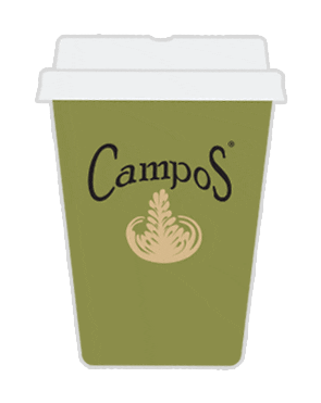 Coffee Cup Sticker by Campos Coffee