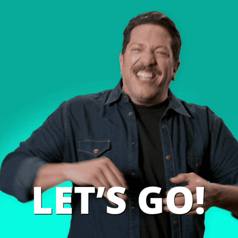 Lets Go Enthusiasm GIF by Sal Vulcano