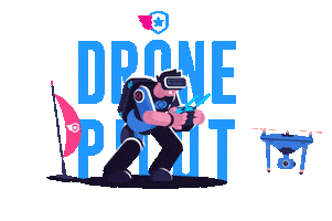 Drone Sticker by Pilot Institute