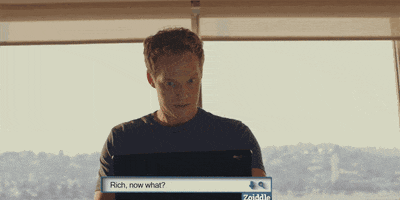 chris geere money GIF by You're The Worst 