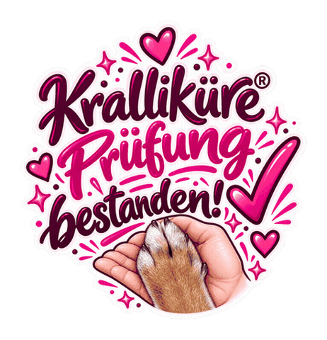 Hund Pfote Sticker by Natalie