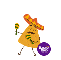 Nacho King Sticker