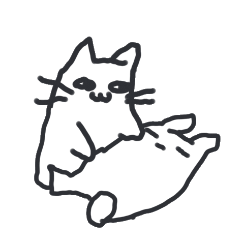 Cat Waking Sticker by bunny_is_moving