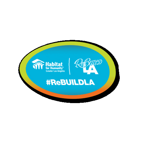 Rebuild La Sticker by HabitatLA