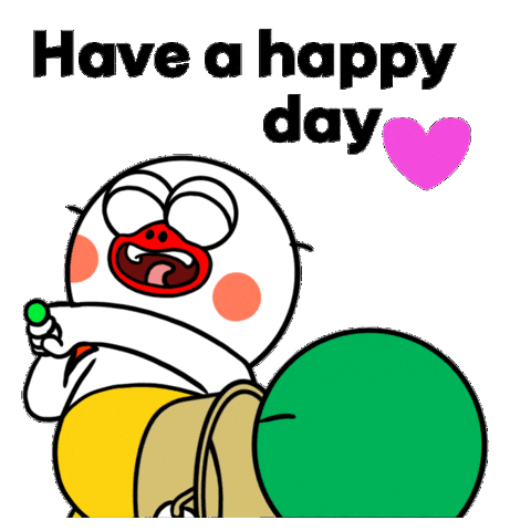 Happy Slap Sticker by kwaesam