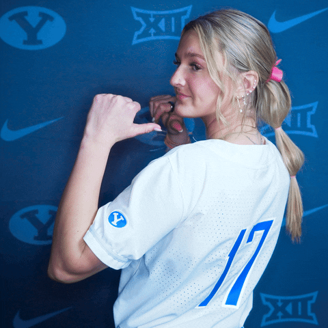 Jersey Olivia GIF by BYU Cougars