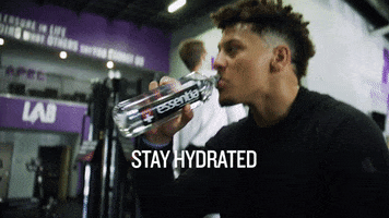 Patrick Mahomes Drinkmorewater GIF by Essentia Water
