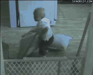 kids escape GIF