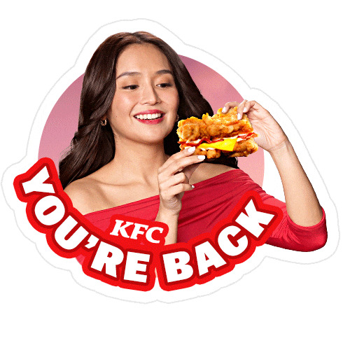 Youre Back Double Down Sticker by KFC Philippines