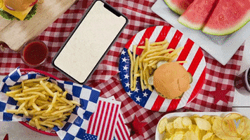 4Th Of July Burger GIF by Wireless Vision