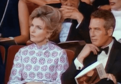 The Oscars oscars academy awards watching staring GIF
