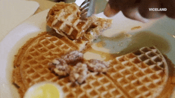 National Waffle Day GIF by F*CK, THAT'S DELICIOUS